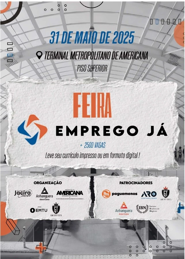 Foto da 1ª edição da Feira Emprego Já 2025